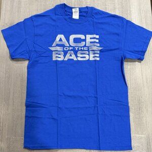 US Air Force USAF “Ace Of The Base” Blue Tee T-Shirt - Size Medium M - NEW!
